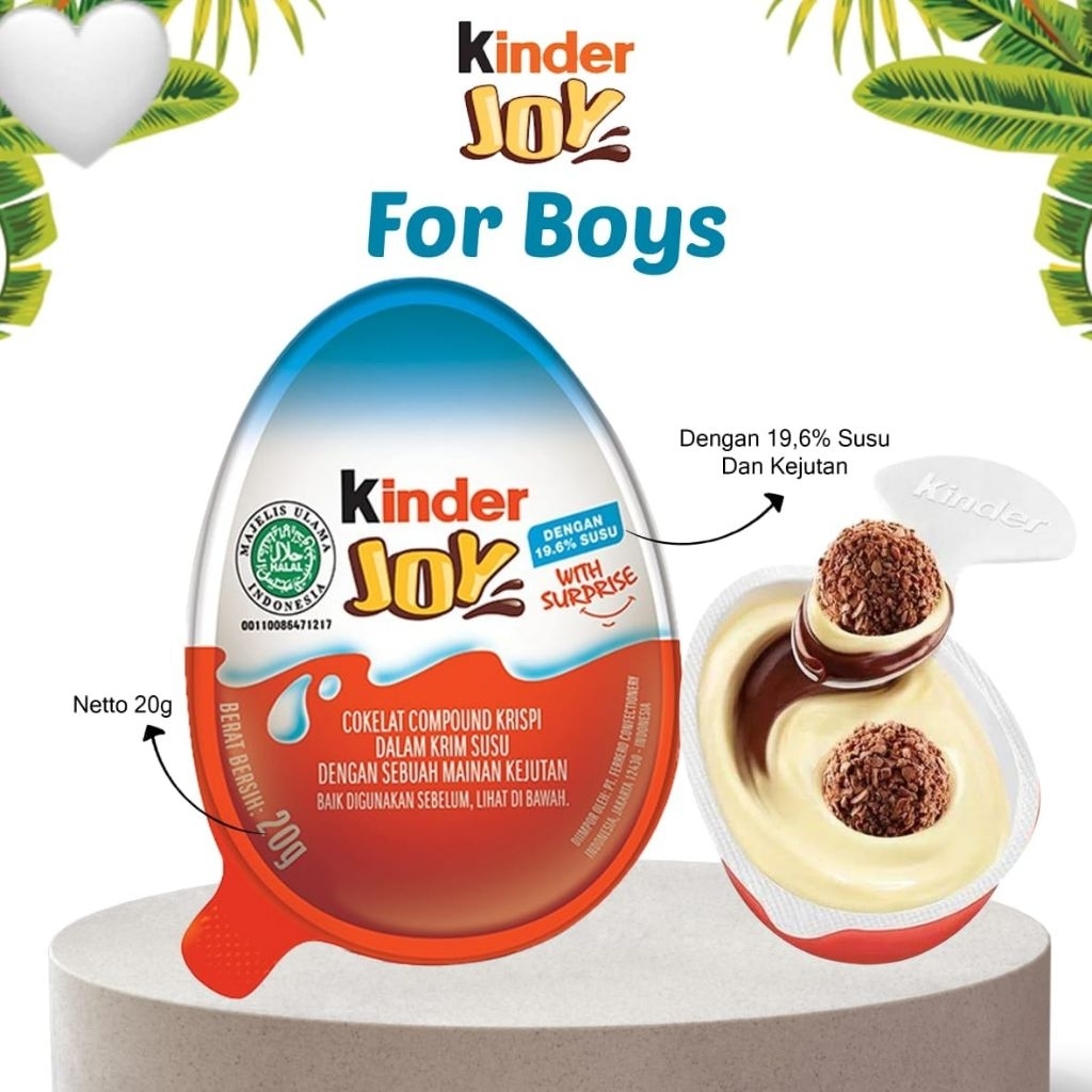 

ORIGINAL Kinderjoy Blue (boy) FREE Mainan