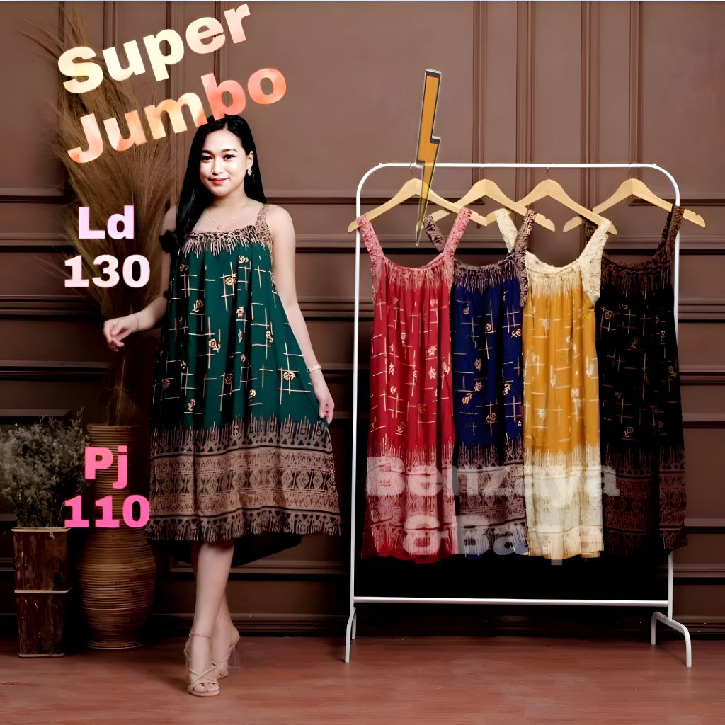 Daster Seksi Yukensi Busui Jumbo Rayon Premium Ld 130 Kekinian