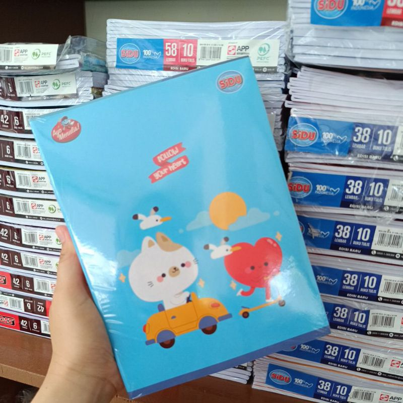 

Buku Tulis Bergaris SIDU Isi 38 Lembar Kwarto Sinar Dunia