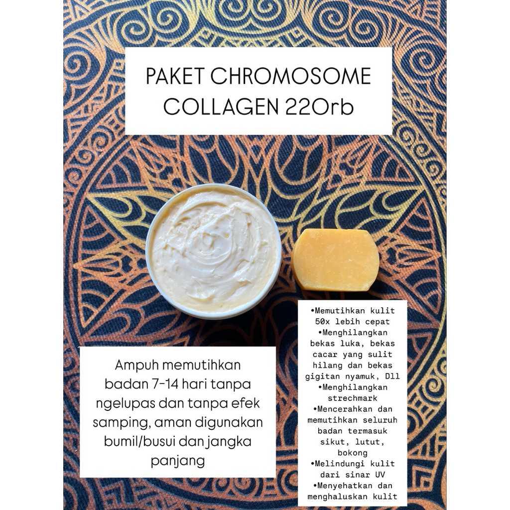 PAKET PEMUTIH BADAN KROMOSOM COLLAGEN