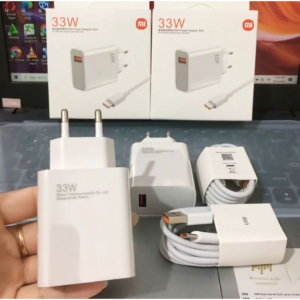 Charger Xiaomi 33W Type c turbo redmi note 9 pro / note 10 pro / note 10S / adaptor charger xiaomi 3