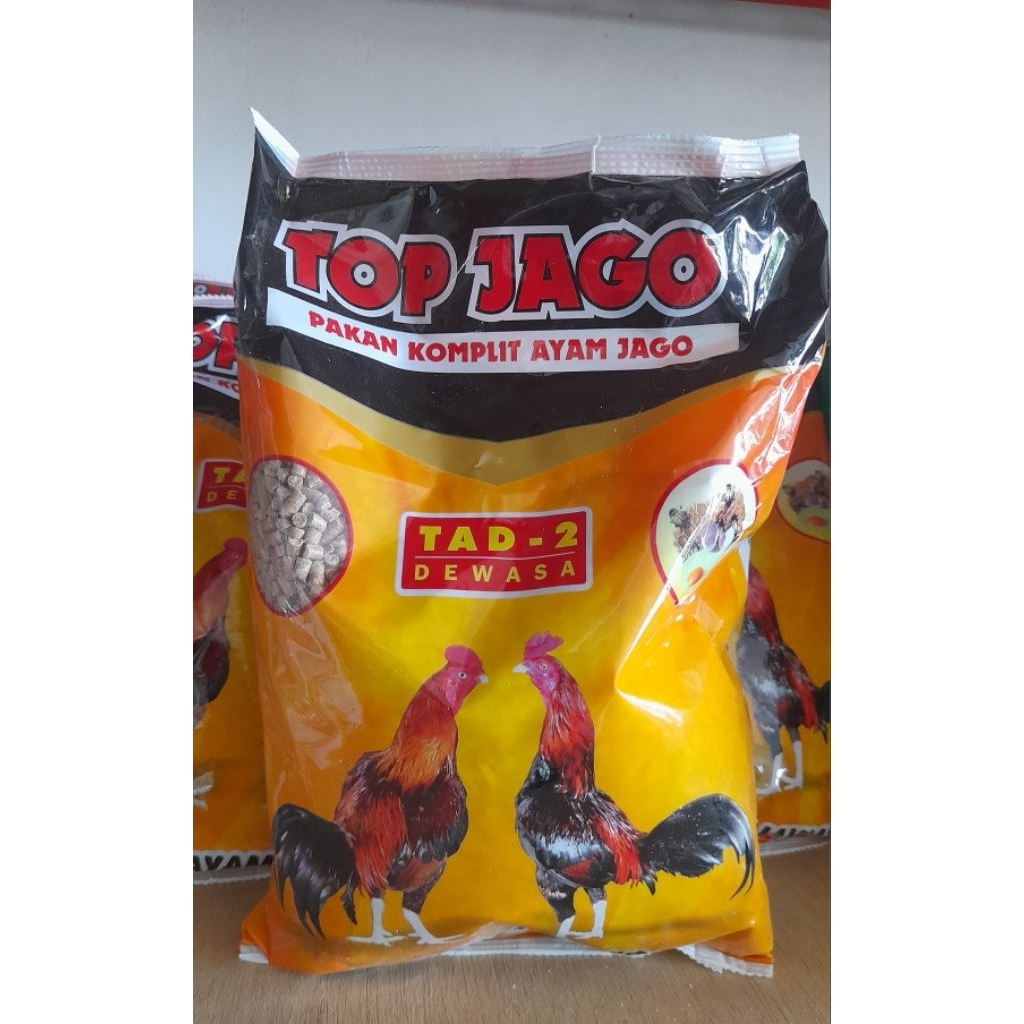 

TOP JAGO TAD-2 pakan ayam butiran 1000gr