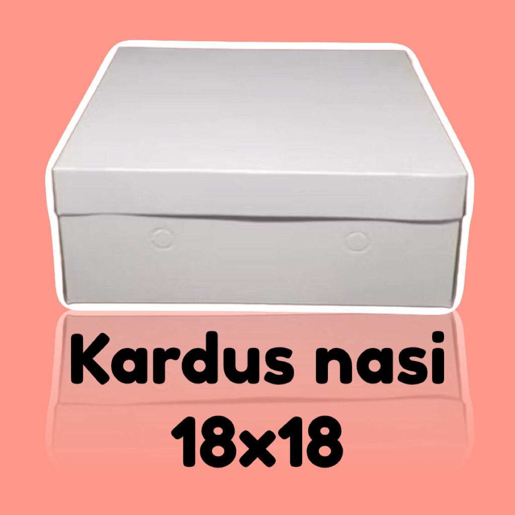 

Kardus Nasi Catering UK 18x18 Untuk Kardus Nasi