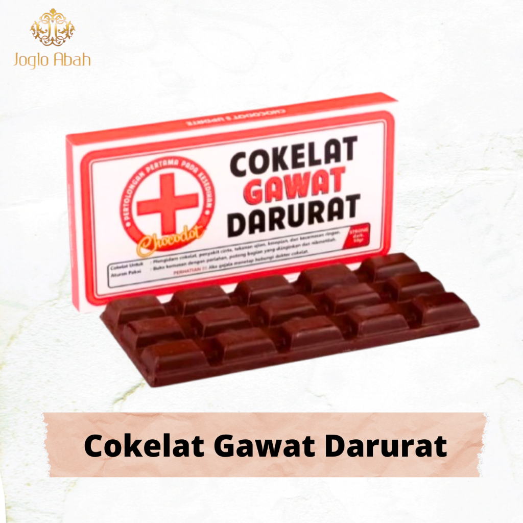 

Cokelat Gawat Darurat Chocodot -Joglo Abah