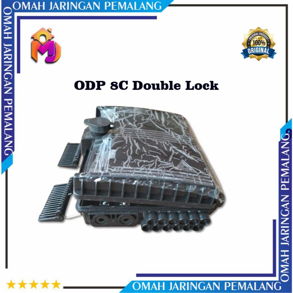 Odp 8 Core Double Lock Hitam Kosongan/Odp 8 Core Double Lock