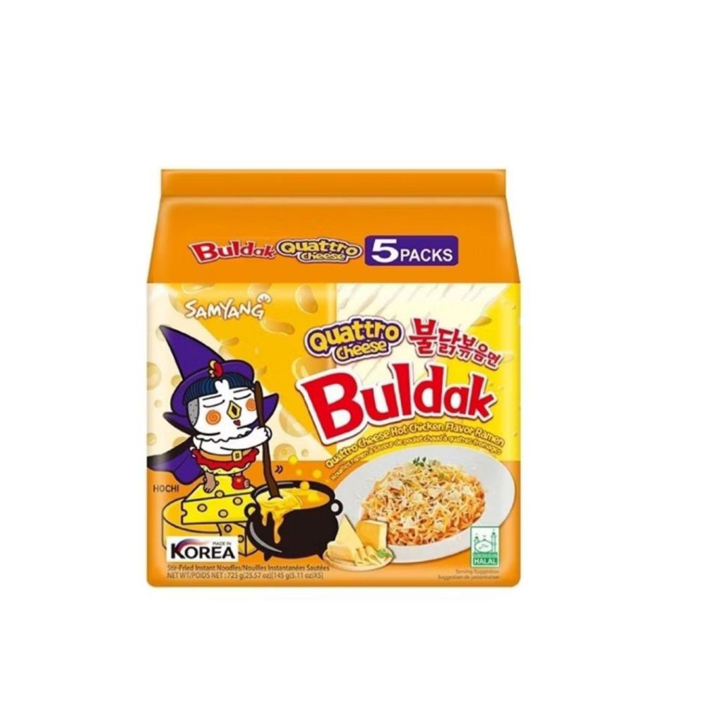 

SAMYANG HOT CHICKEN QUATTRO CHEESE 140G