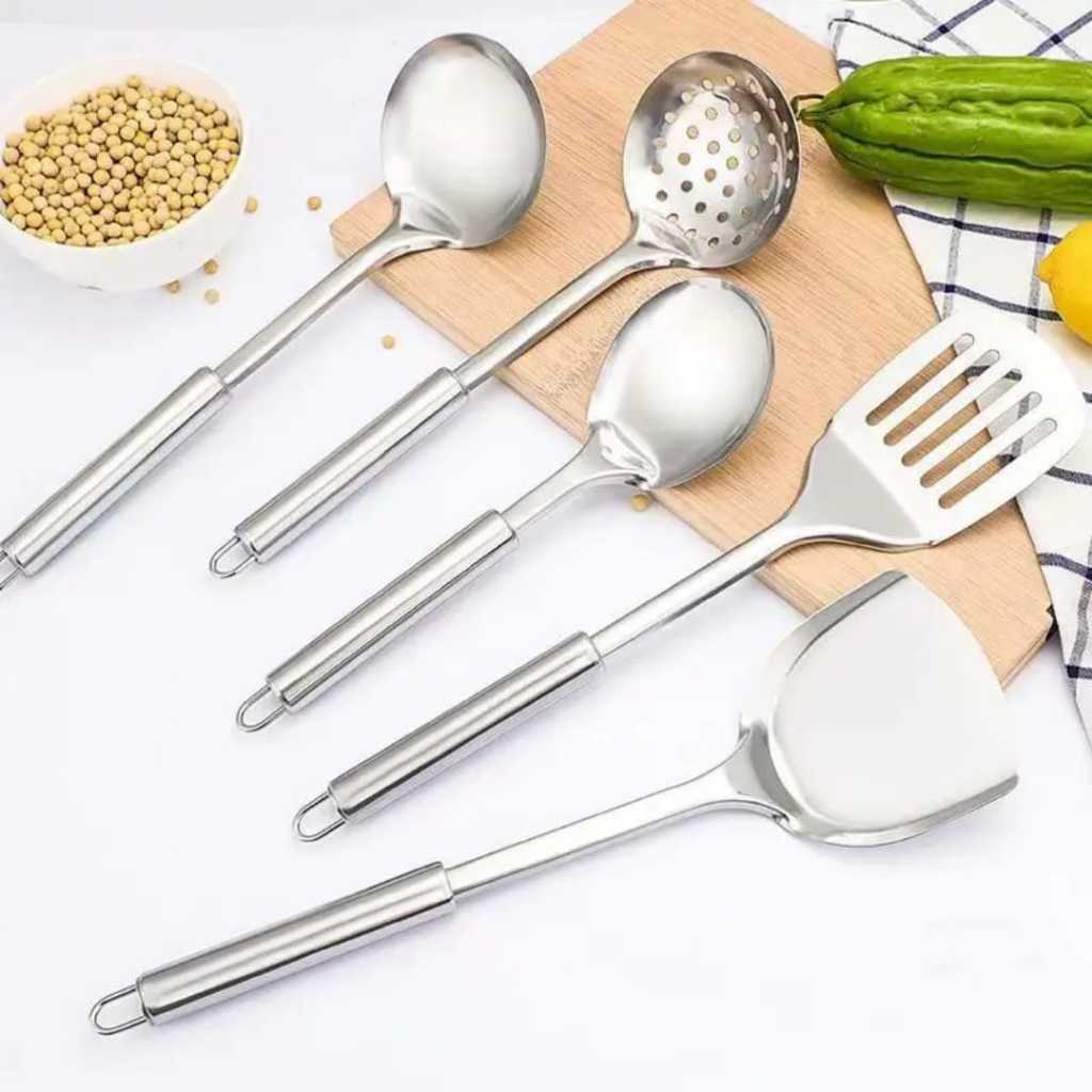 Spatula Set Alat Masak Spatula Sutil Alat Dapur Alat Masak Stainless Kitchen Utensil 4 In 1