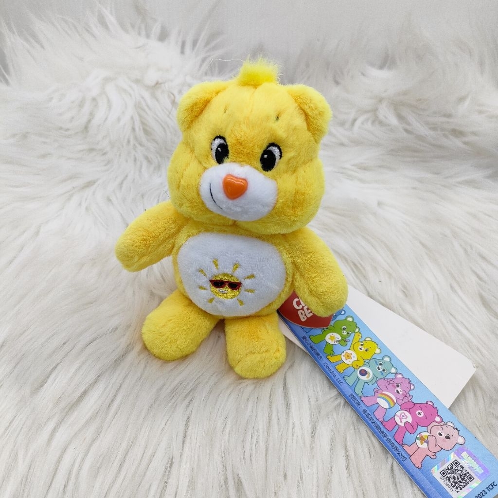 Gantungan Kunci Keychain Boneka Care Bears Funshine Bear Ori New Tag Ganci Cb Ori Lucu Cb Kuning