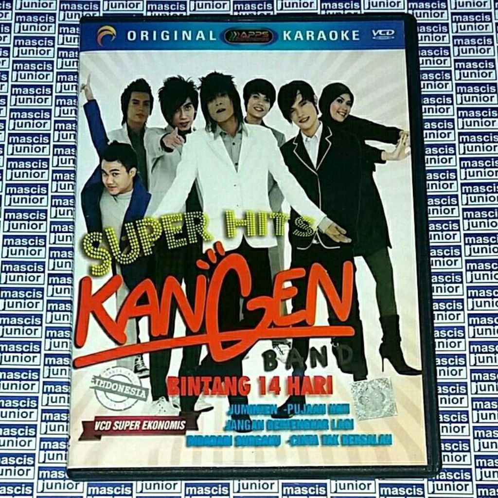 VCD Super Hits Kangen Band - Bintang 14 Hari - V CD Karaoke Original