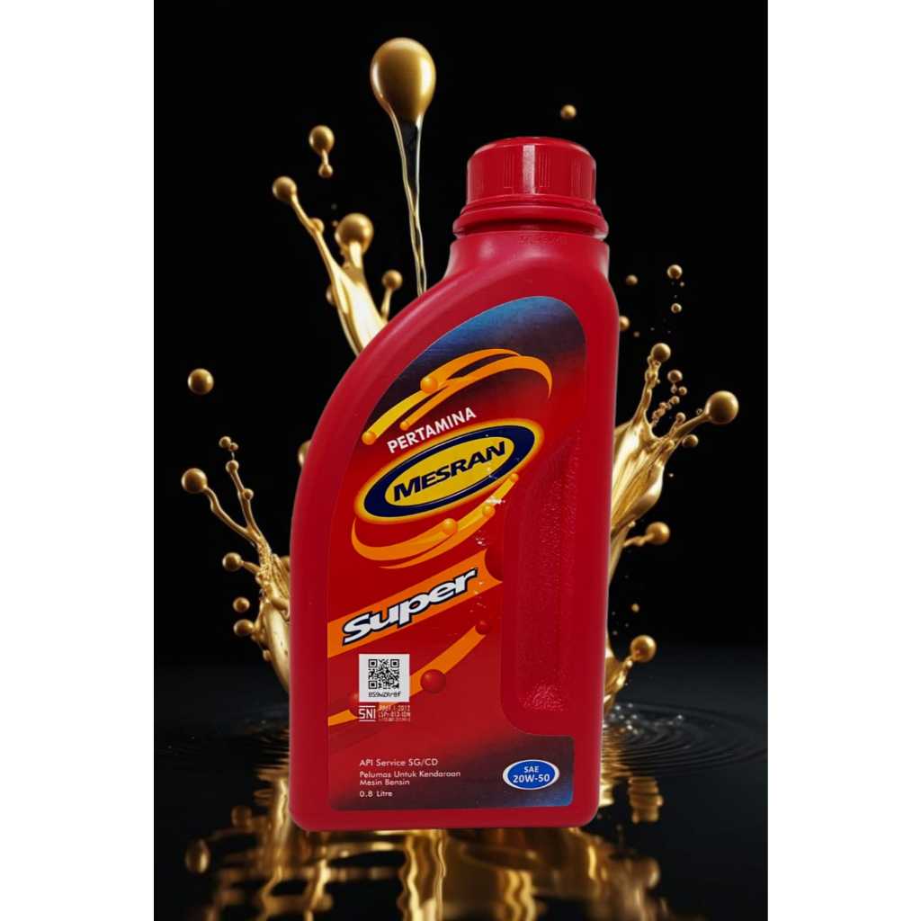 PERTAMINA MESRAN SUPER 0,8 LITER OLI PERTAMINA MESRAN SUPER 800 ML