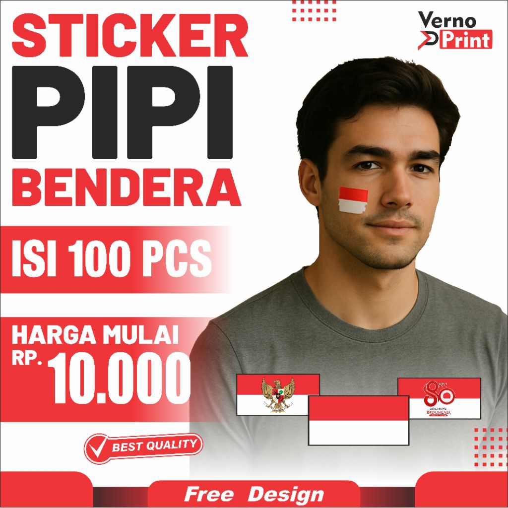

Stiker Pipi Bendera Merah Putih