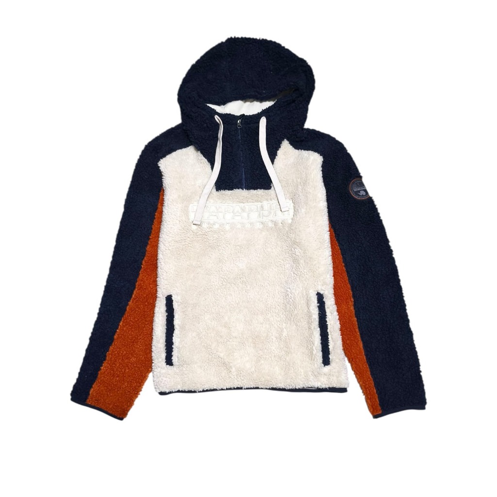 Napapijri Colorblock Fleece Teidens Sweatshirt Hoodie Original