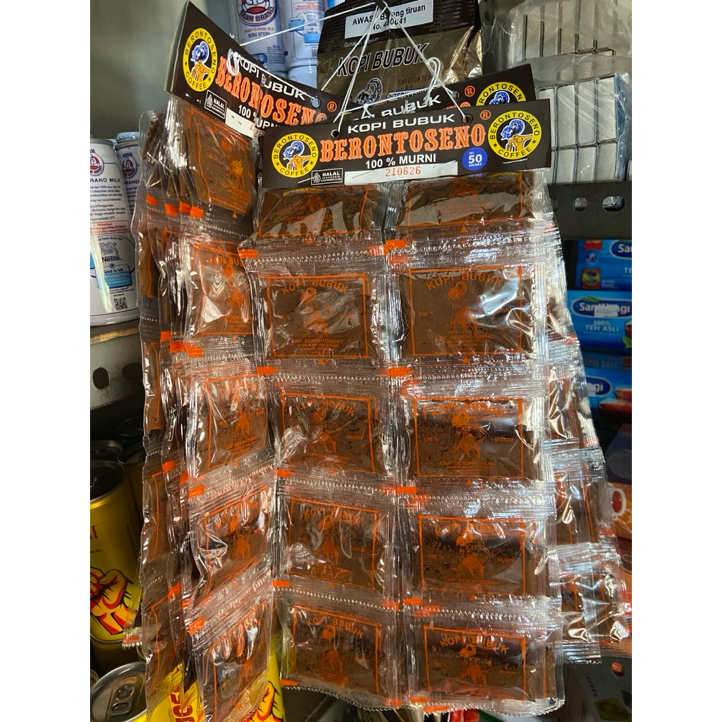 

Kopi hitam BERONTOSENO 1 gendel/ 1 pack