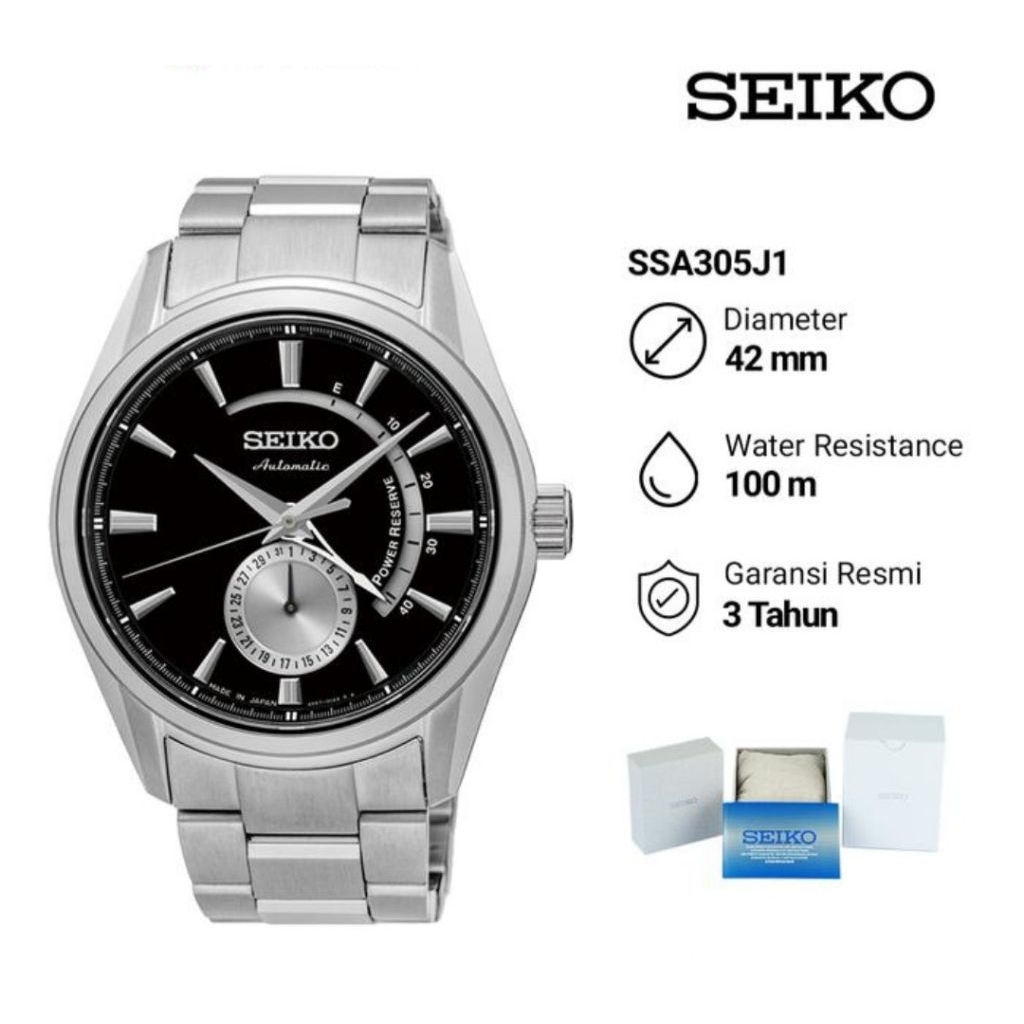 Seiko Presage SSA305J1 Automatic Jam Tangan Pria Original
