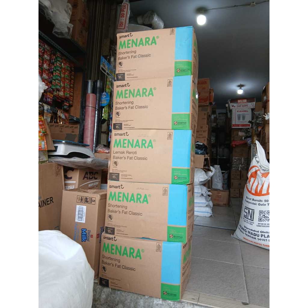 

Mentega Putih 1 Dus (15kg) MENARA Shortening Baker's Fat Classic