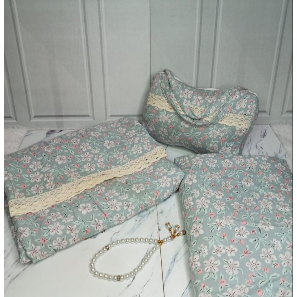 Mukena rayon viscos motif renda