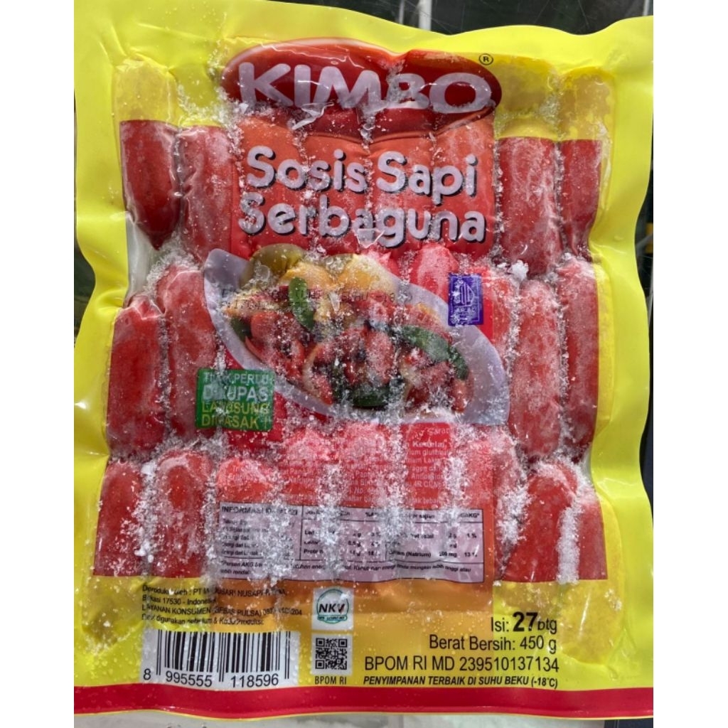 

Kimbo Sosis Sapi 27 Batang