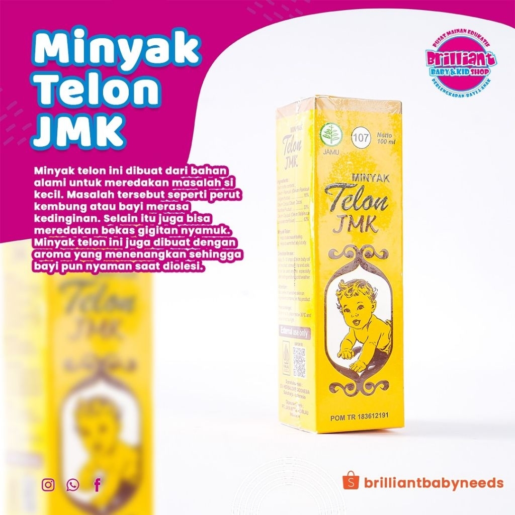 minyak telon JMK minyak telon bayi
