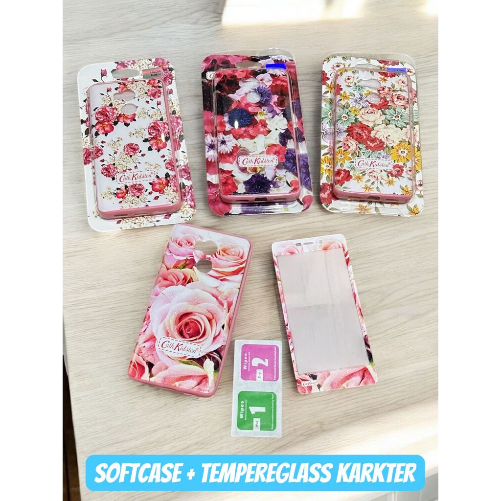 TERMURAH FREE ANTI GORES Case Xiaomi Redmi 4 Prime Auto Case Motif Bunga Case Xiaomi Redmi 4 Prime C