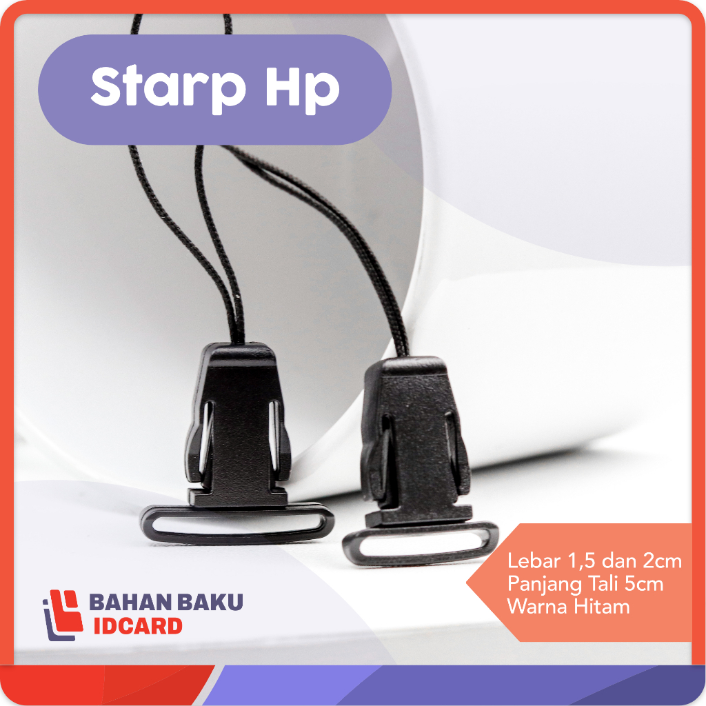 

Plastik Strap Gantungan Lanyard HP 1,5cm 2cm | Stopper HP Untuk Lanyard