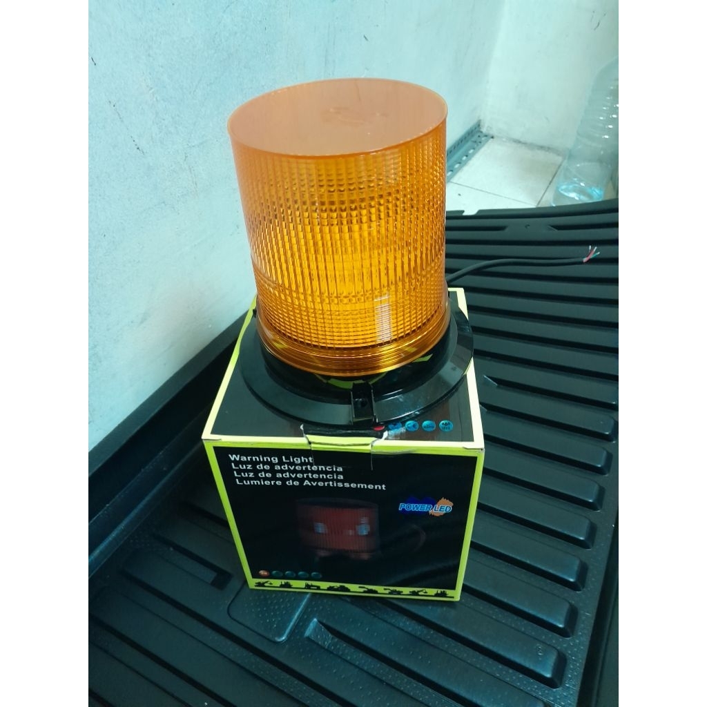 Lampu Emergency  Rotari LED kuning | Warning Light 12V/24V - POWER LED