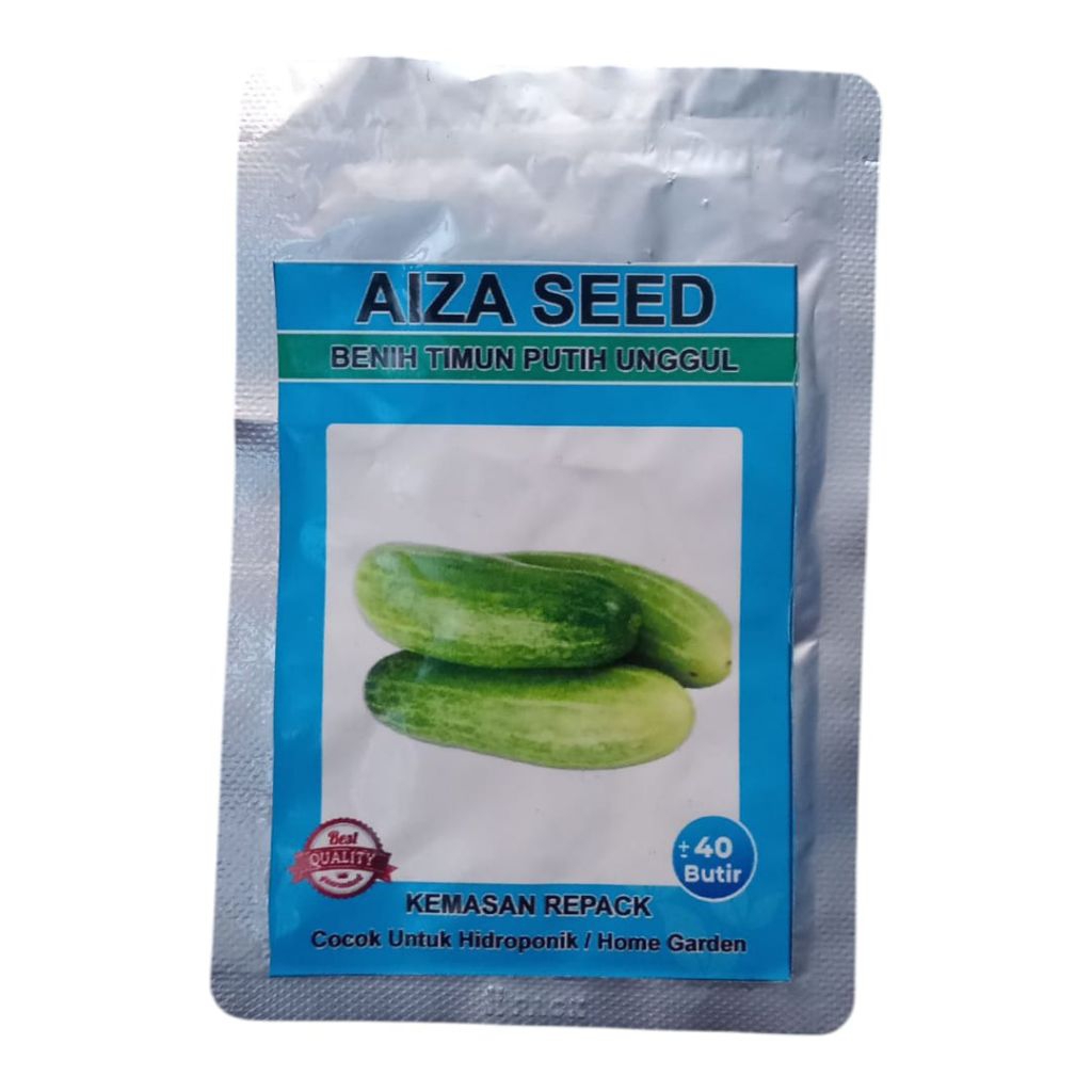 Benih Timun Lalap Isi 40 Butir Bibit Timun Putih Mentimun Bonteng