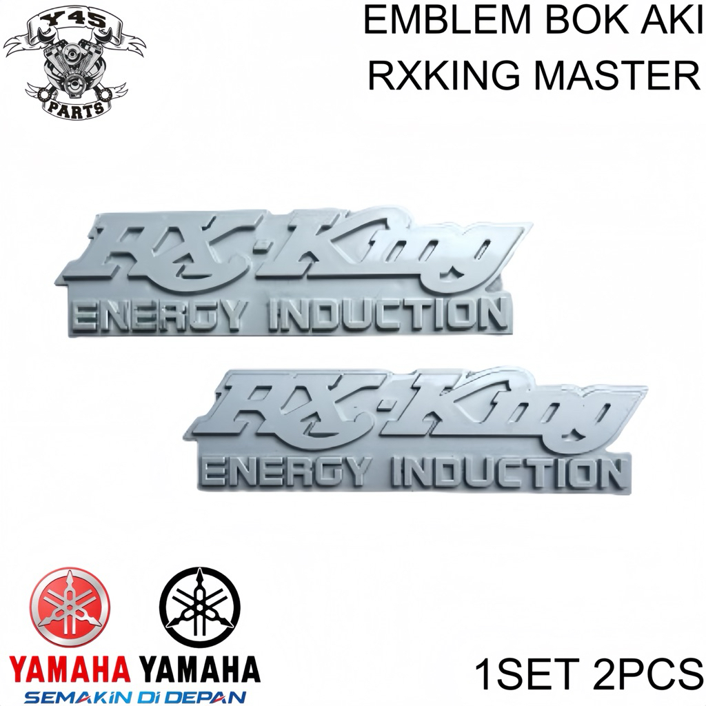 EMBLEM BOK AKI RX KING RX KING MASTER 1 SET 2PCS MERK AURORA
