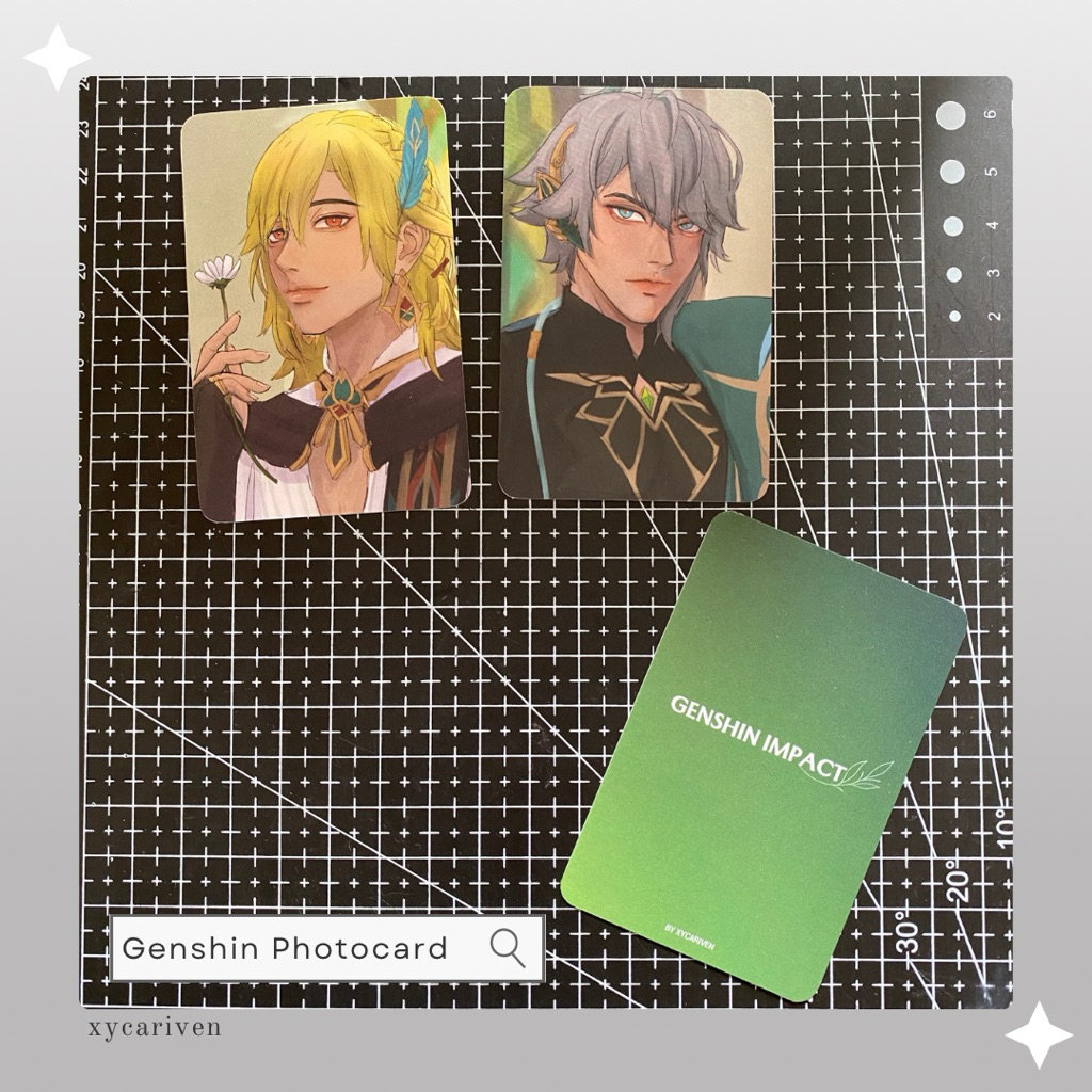 [ Genshin Impact ] Photocard Kavetham Alhaitam Kaveh Fanmerchs