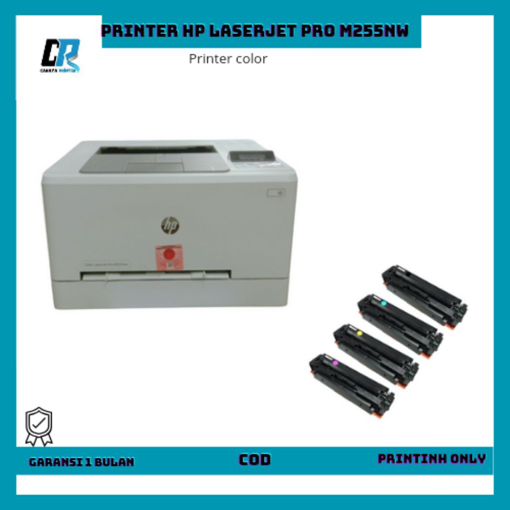 Printer  color LaserJet m255nw l garansi 1bulan , konektivitas lengkap Wifi,USB