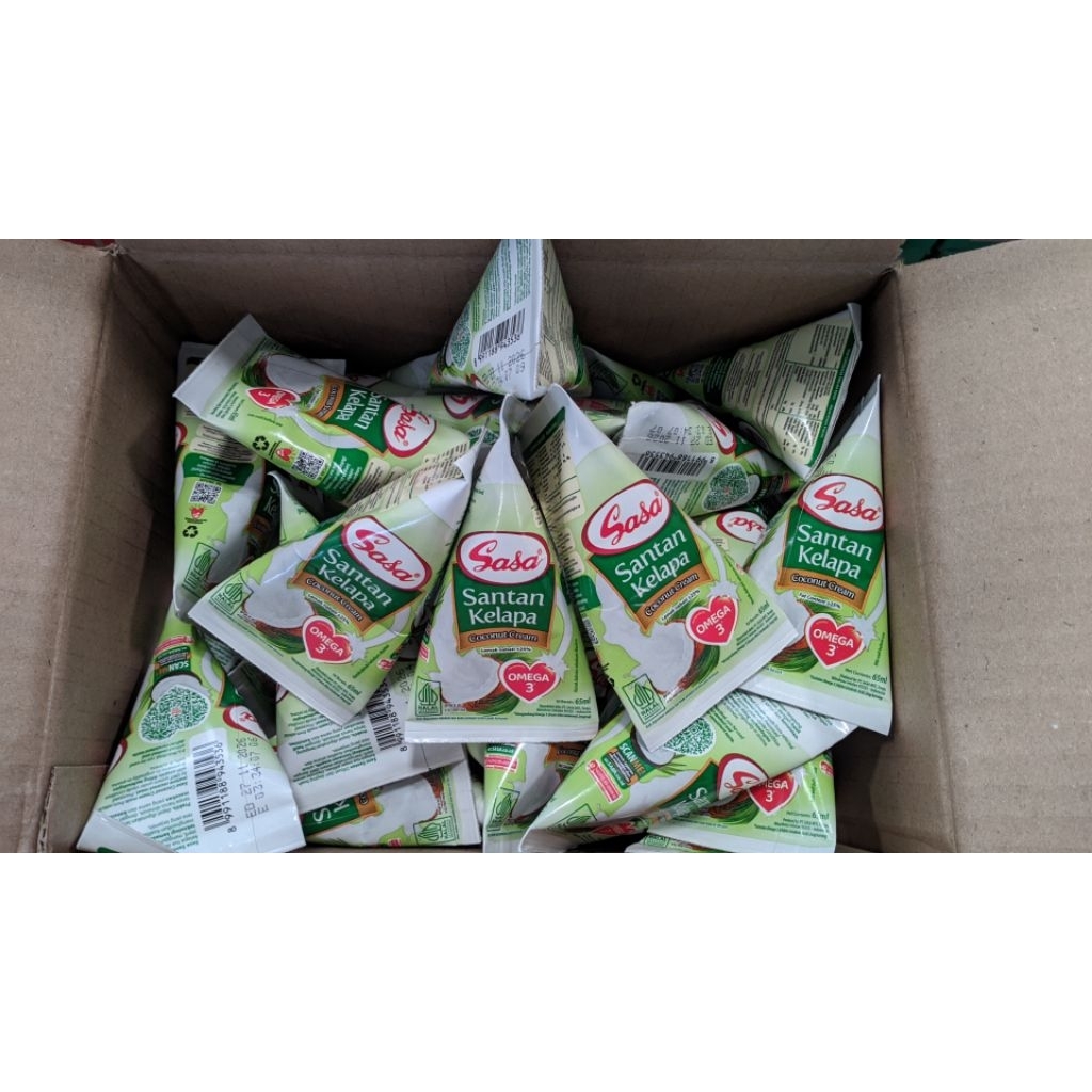 

SASA SANTAN CAIR SANTAN INSTAN ISI 32PCS PERKARTON