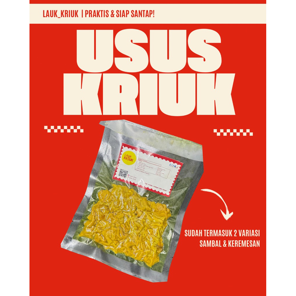 

Usus Ayam Kriuk 500gr