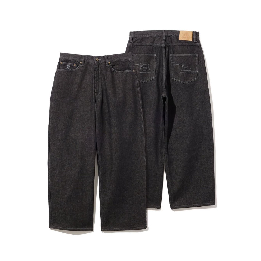 X LARGE - LA STITCH WIDE LEG DENIM PANTS