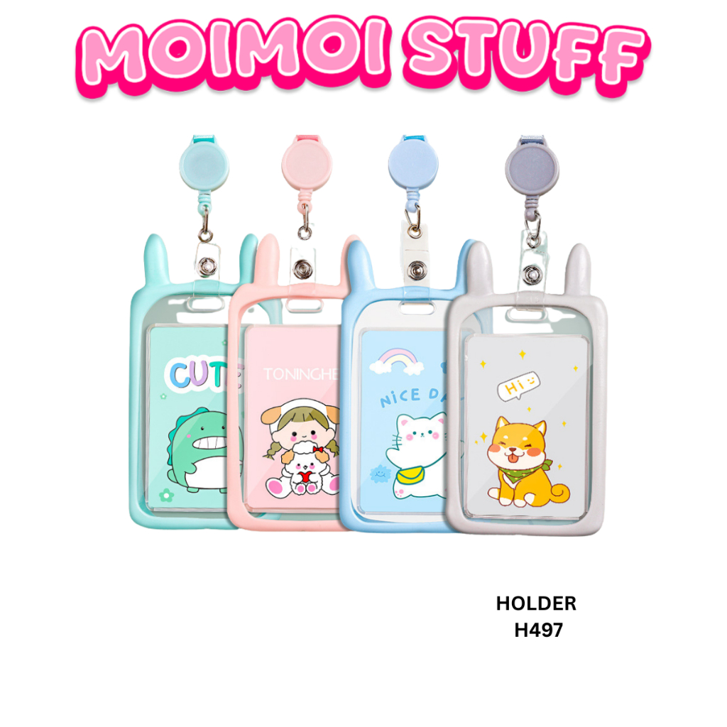 

MM - HOLDER GANTUNGAN TALI H497 KARTU AKSES KANTOR MRT BUSWAY LANYARD CARD HOLDER MOTIF KUCING
