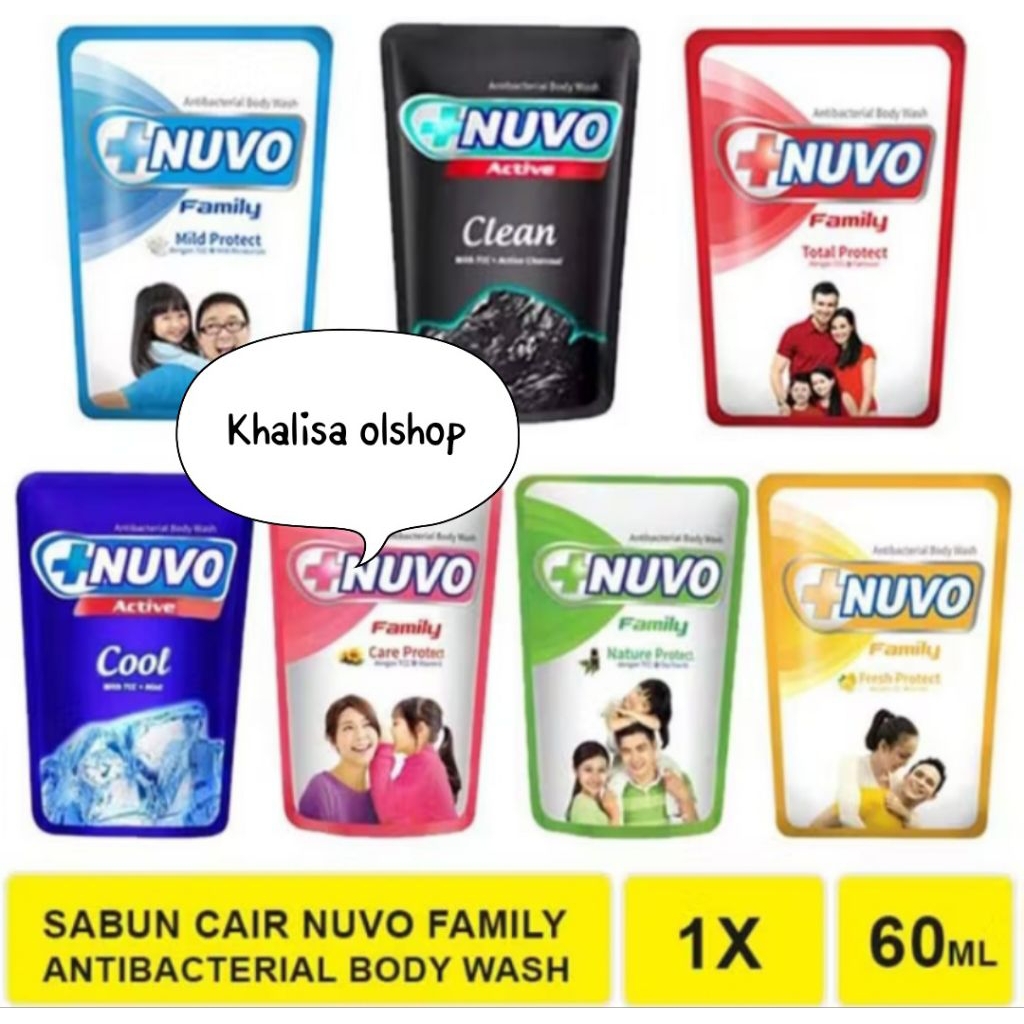 Sabun Nuvo cair 60ml