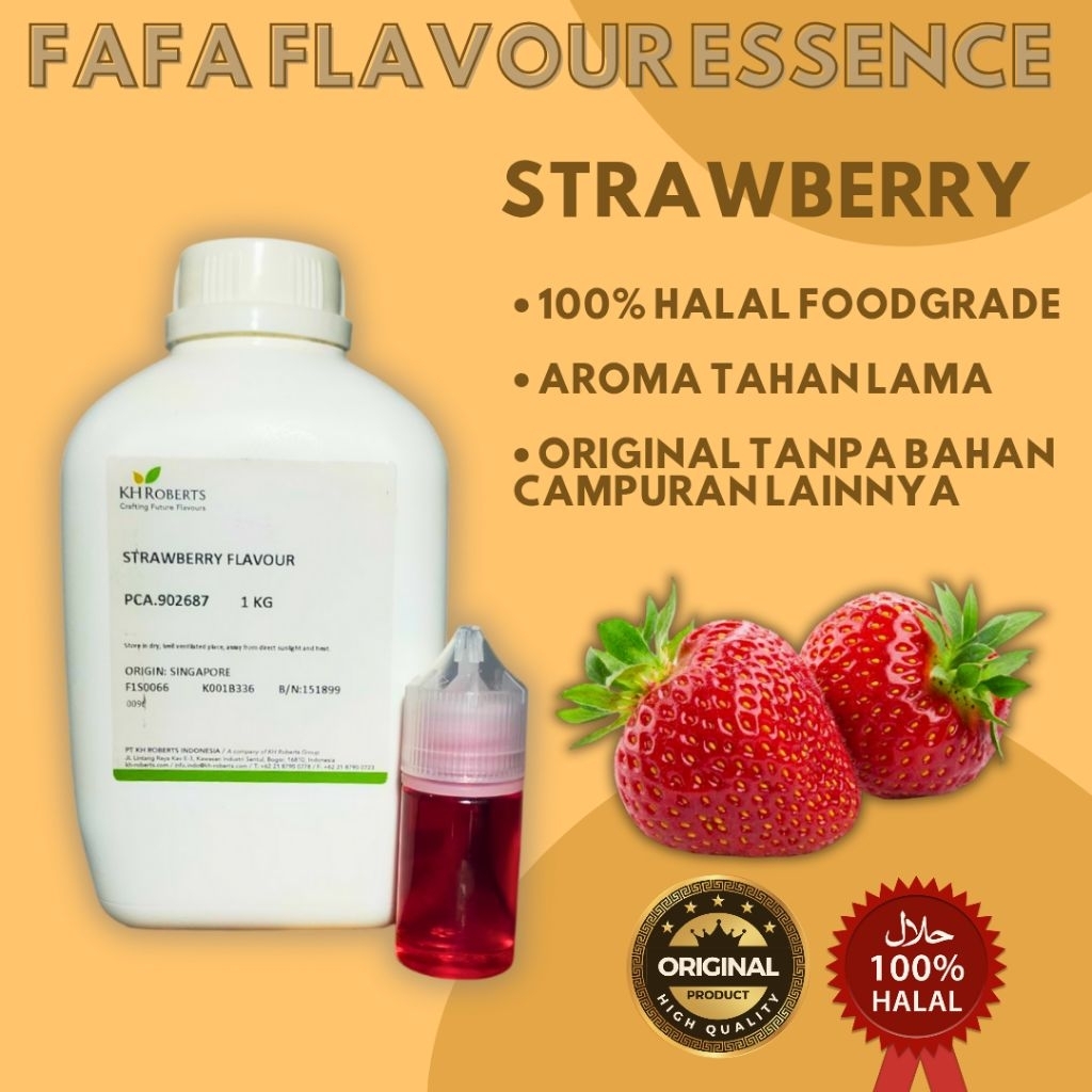 

Essen flavour essence Strowberry merah KH Robert
