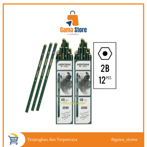 

Pensil Montana 2B 12pcs