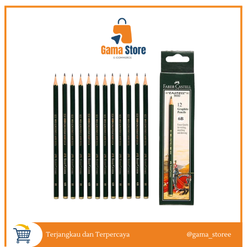 

(1PCS) Pensil Faber-Castell 2B Asli/ Pensil Ujian