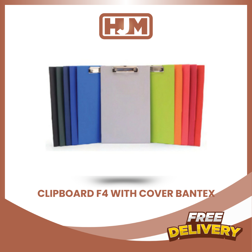 

BANTEX CLIPBOARD PAPAN DADA WITH COVER 4211