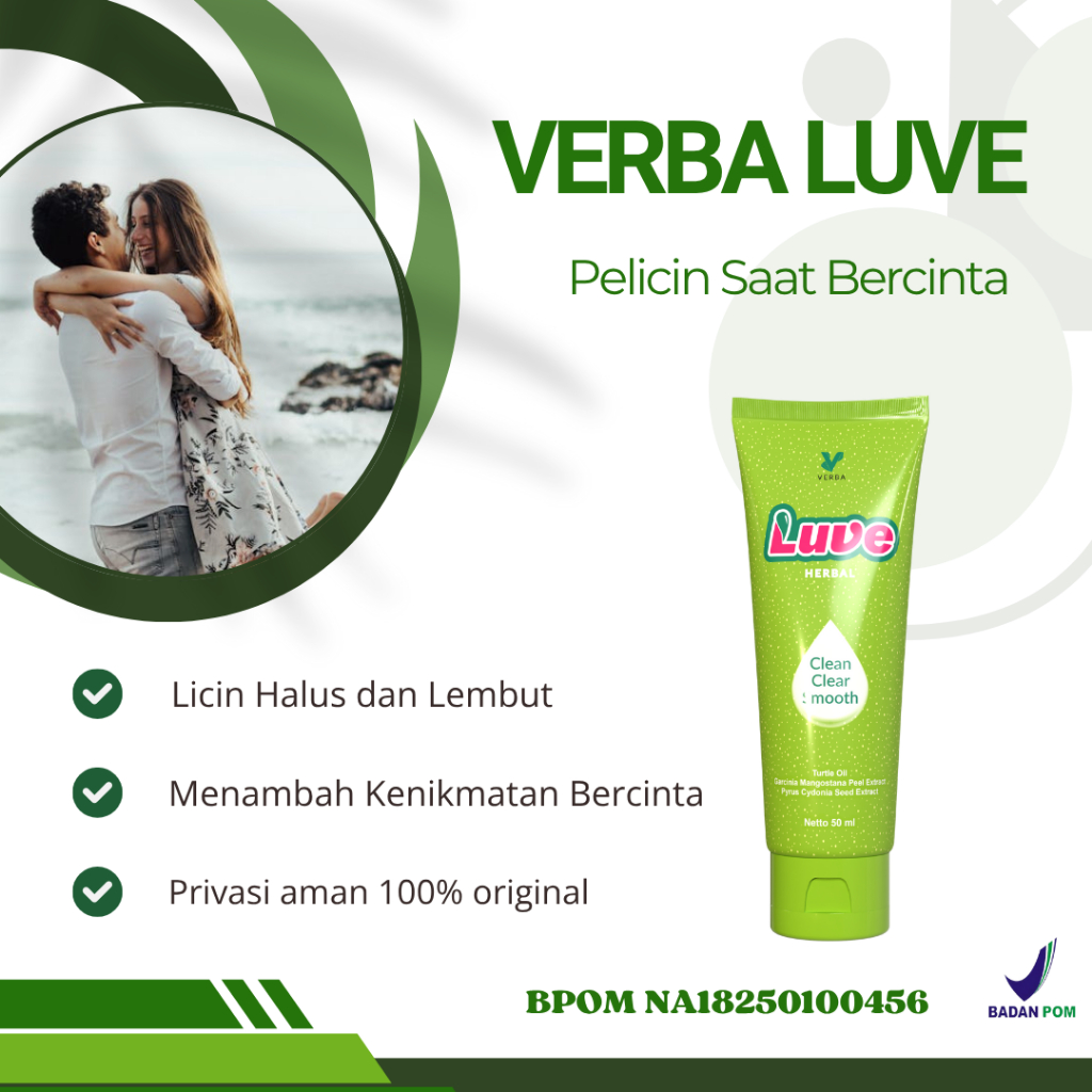Lubricant Verba lube ORI Pelumas Pria Dan Wanita Water Based Play Joker
