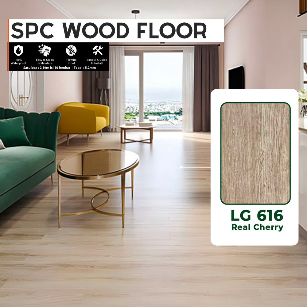 SPC WOOD FLOOR | SPC | Lantai Motif kayu | Lantai Parket | Lantai SPC | SPC lantai kayu | DELUX SPC