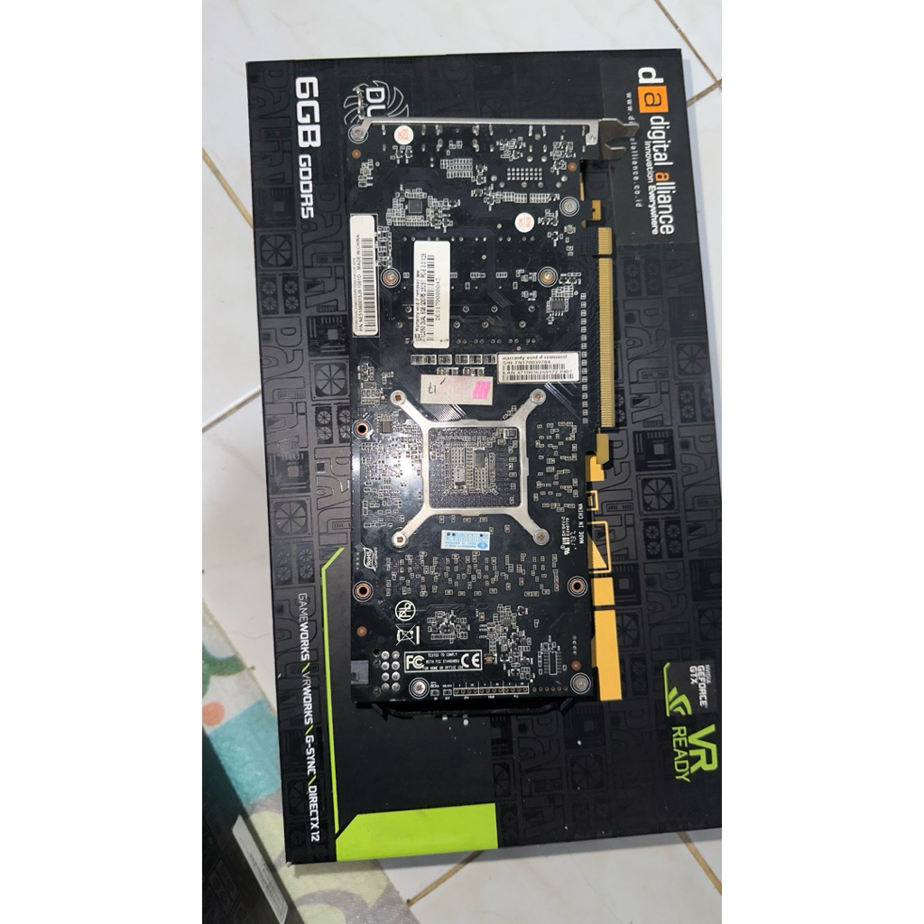 VGa GTX 1060 6GB MULUS BGT SEGEL