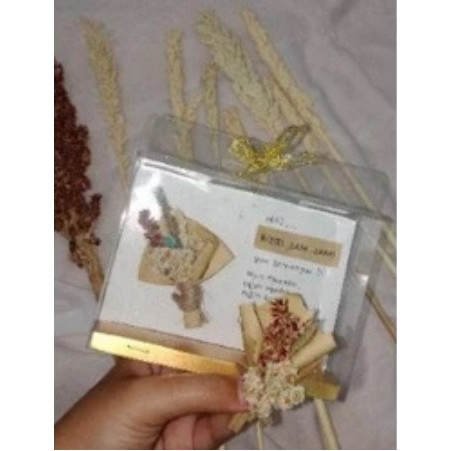 

(MIKA SAJA) Kotak Mika Souvenir Ukuran 12x3x9 cm