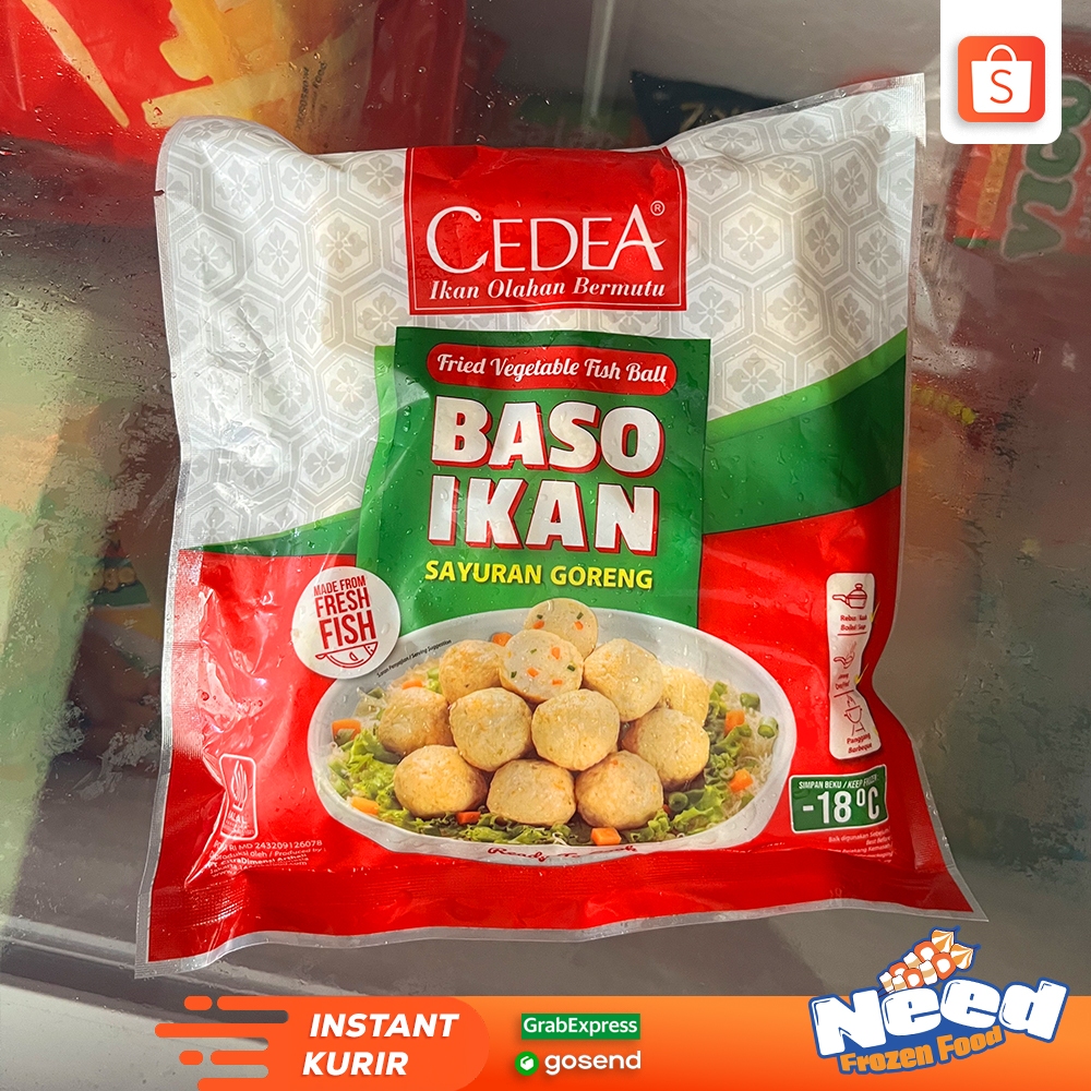 

CEDEA BASO IKAN SAYURAN 500GR | SEAFOOD CEDEA | BAKSO IKAN FROZEN