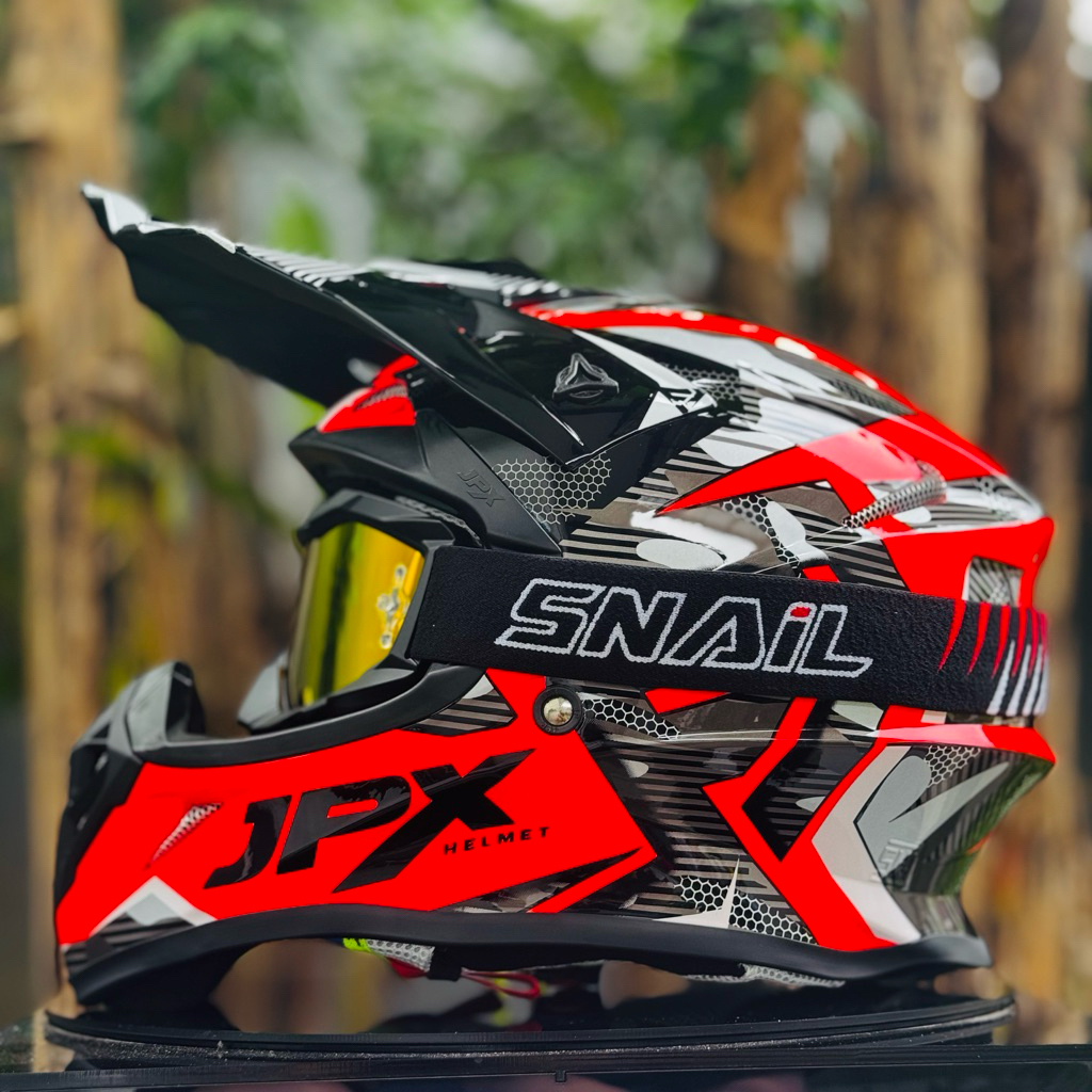 Helm JPX Cross X35 Red Fluo Original