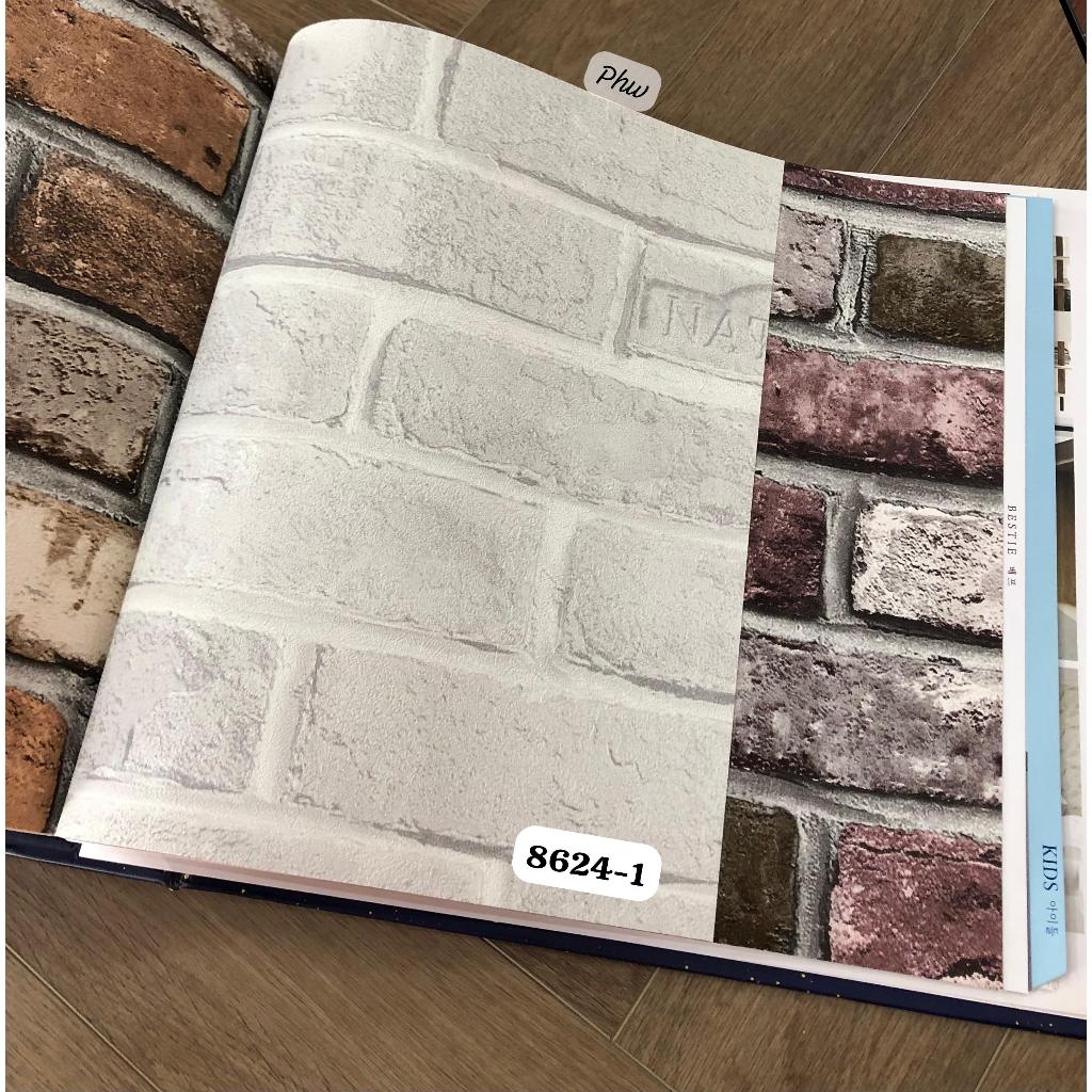 WALLPAPER DINDING BATA PUTIH CREAM UNGU COKLAT VARIASI BESTIE