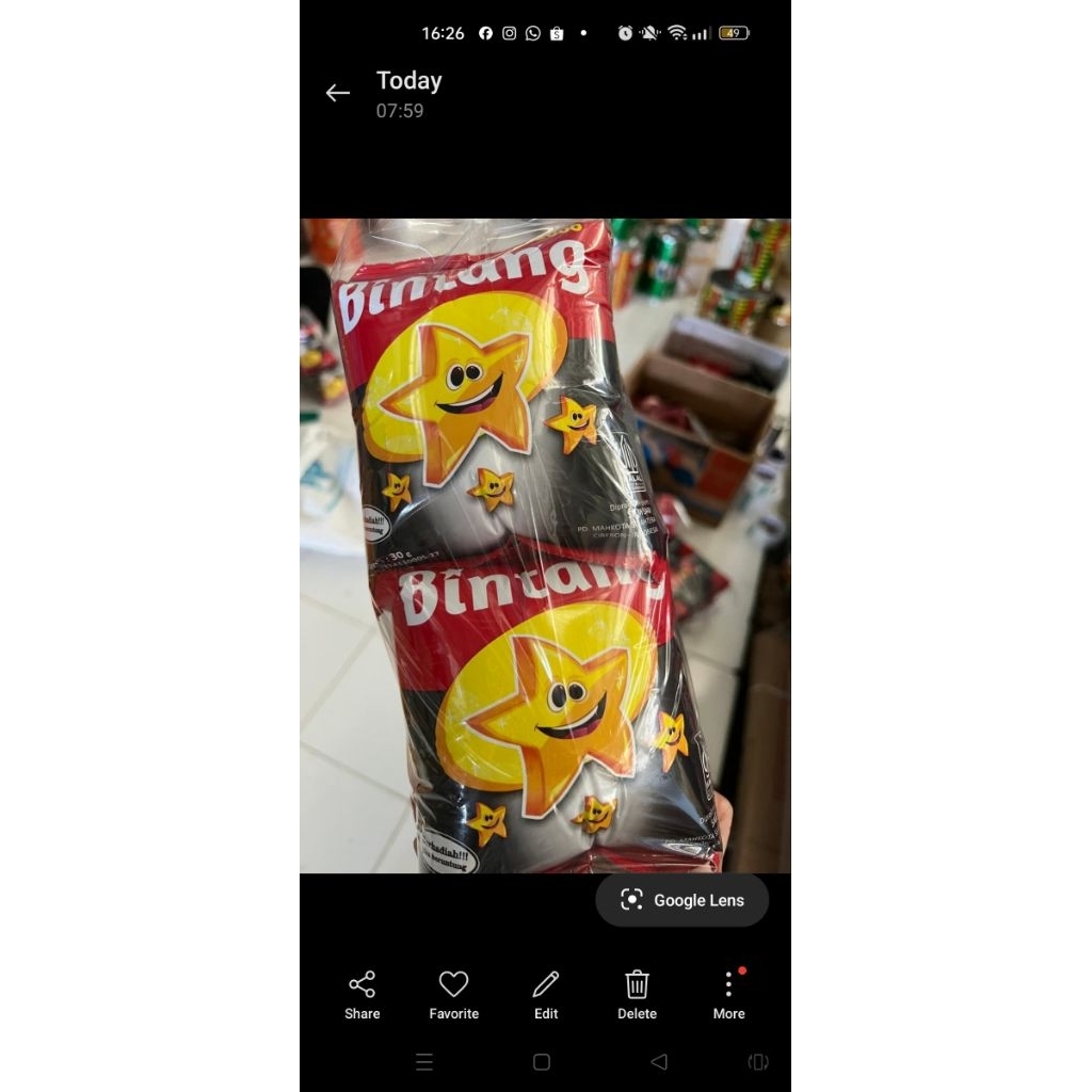 

SNACK BINTANG