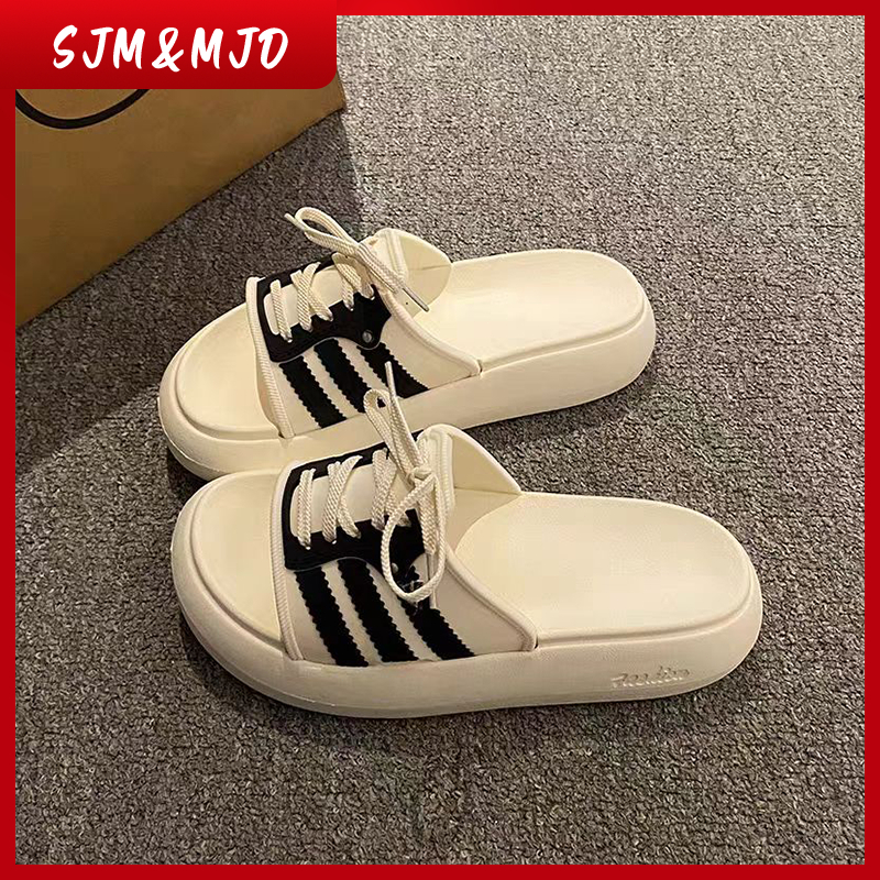 SJM&MJD Sandal Wanita Slip On Sandal Karet Wanita Empuk Sandal EVA Anti Slip