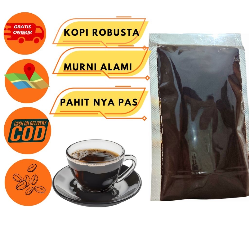 

bubuk kopi robusta Lampung