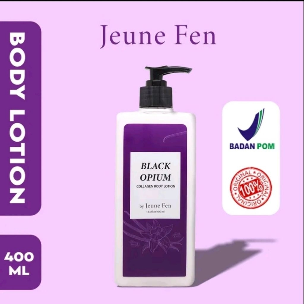 jeune fen body lotion black opium. brightening body lotion