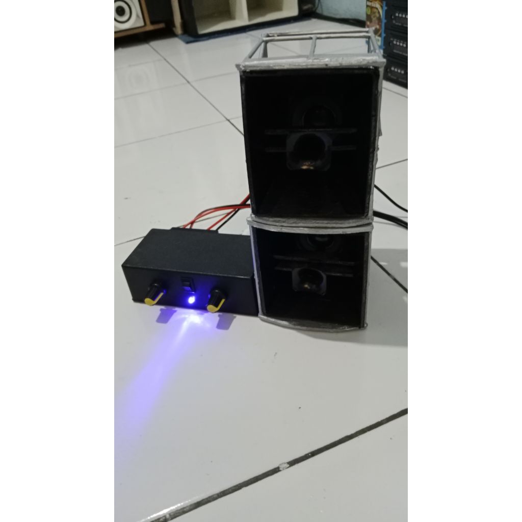 Box midle tasso 2 inch siap bunyi + power,tinggal colok ke hp